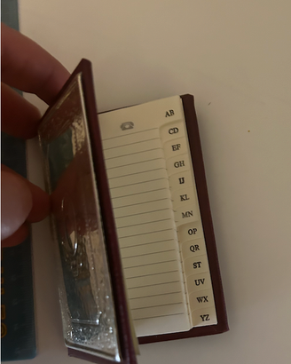 Rubrica vintage argento 925 Come nuovo