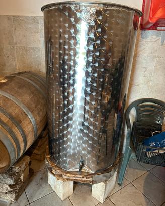 Botte acciaio inox per vino - 500L