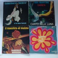 Lotto di 4 vinili 45 giri vintage 