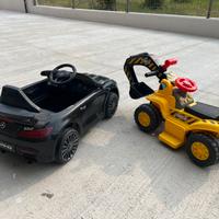 Giochi per bambini macchinina ed escavatore