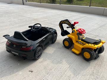 Giochi per bambini macchinina ed escavatore