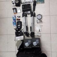 ZAINO, CAVALLETTO, RIFLESSE, COMPAC FLASH ECC...