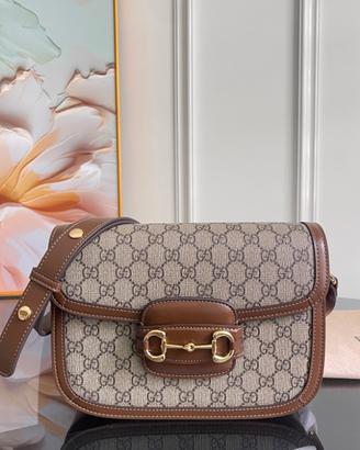 Borsa a tracolla piccola Gucci Horsebit 1955