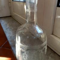 Alambicco Ampolla pregio bottiglia decorata vetro