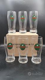 Set 6 bicchieri birra Palm 0,5 L in vetro