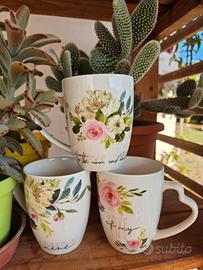 Set di 3 tazze yasmine