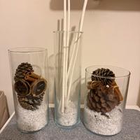 Decorazioni Natalizie 3  vasi