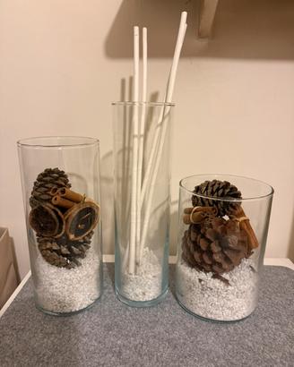 Decorazioni Natalizie 3  vasi