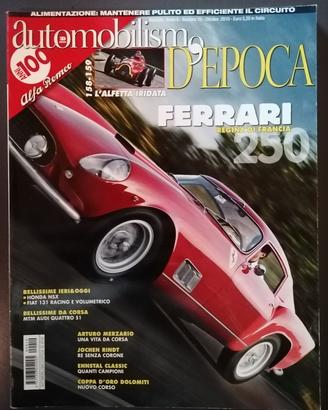 Automobilismo d'epoca fiat 131 racing e volumetric