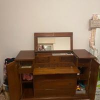 Madia con scrittoio da ribalta