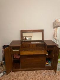 Madia con scrittoio da ribalta