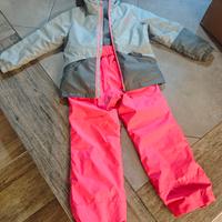 giacca e pantaloni sci bambina 