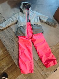 giacca e pantaloni sci bambina 