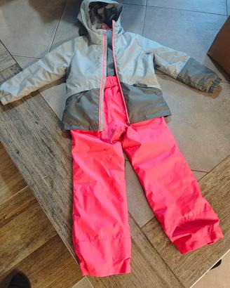 giacca e pantaloni sci bambina 
