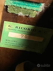 Pianoforte TALLONE - Esemplare Storico Matr. 74