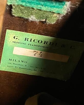 Pianoforte TALLONE - Esemplare Storico Matr. 74