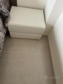 Comodini colore bianco caldo