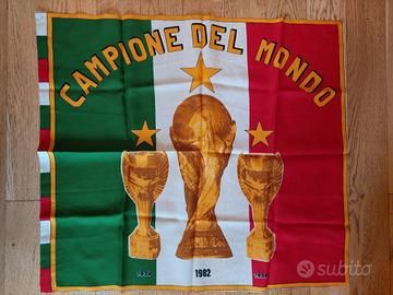 Bandiera italia campione del mondo 1982 rara