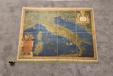 Cartina Mappa Geografica Egnazio Danti 1590