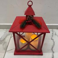Lanterna di natale con luci