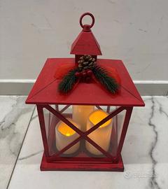 Lanterna di natale con luci