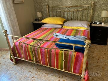 Letto matrimoniale in ottone “ciacci”