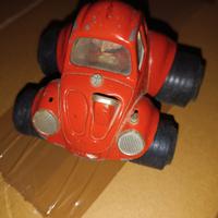 Go Bug Politoys Rosso modellino Vintage
