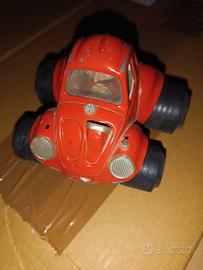 Go Bug Politoys Rosso modellino Vintage