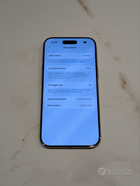 iPhone Air 256GB Oro chiaro come nuovo con scatola