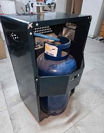 STUFA CON BOMBOLA A GAS