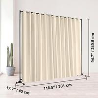 Separè/divisorio con tenda e rotelline VEVOR