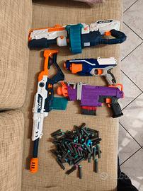 vari Nerf più svariati dardi
