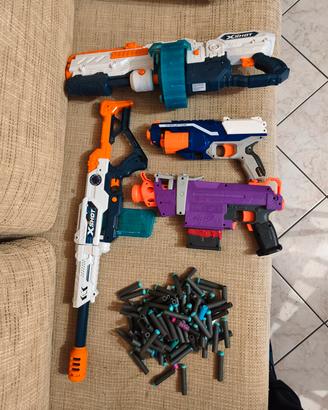 vari Nerf più svariati dardi