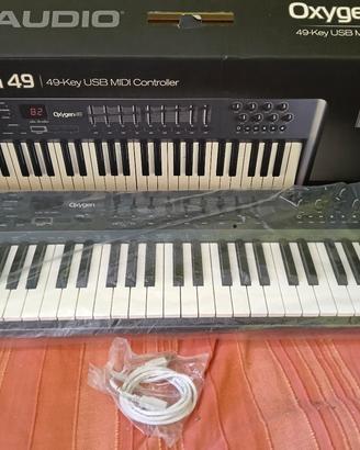 tastiera midi m-audio Oxigen49 