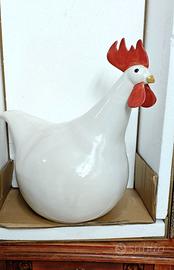 Gallina in ceramica