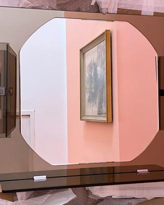 Specchio vintage in stile Fontana Arte