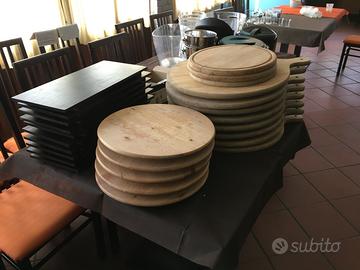 Taglieri alimentari in bamboo e in legno