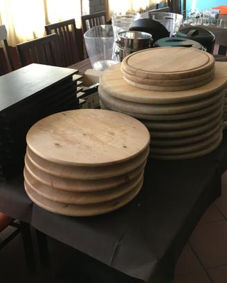 Taglieri alimentari in bamboo e in legno
