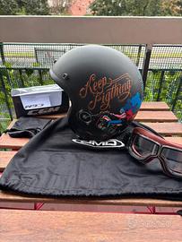 Casco DMD con occhiali Tg. M 56