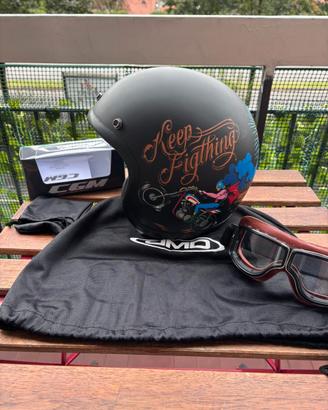 Casco DMD con occhiali Tg. M 56