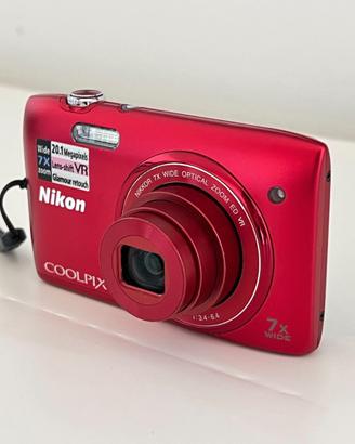 Nikon S3500, 20.1 Mpx, 7x, 8GB