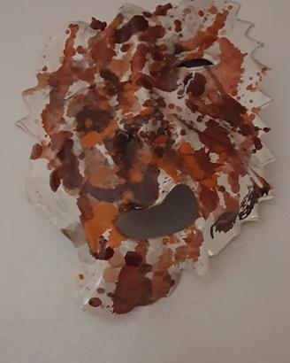Maschera artistica in ceramica di A.  Robustella 