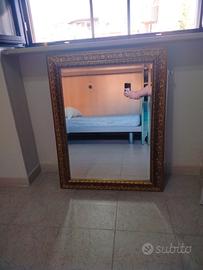 Specchio Vintage con Cornice Dorata