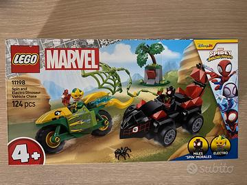 Lego Marvel 11198, Inseguimento Spin ed Electro