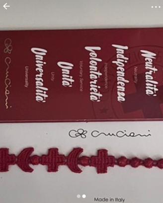 Croce rossa braccialetto Cruciani