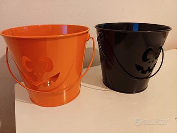 Secchiello Halloween  metallo.