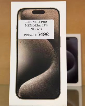 IPHONE 15 PRO - 1TB (NUOVO)