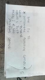 DIFFERENZIALE POST COMPLETO BMW 2.0 TD