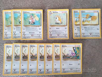 Carte Pokemon set base comuni (normale)