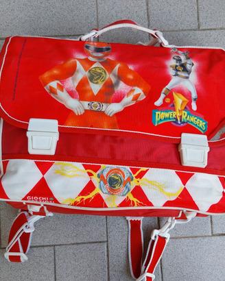 CARTELLA SCOLASTICA POWER RANGERS ANNI 90